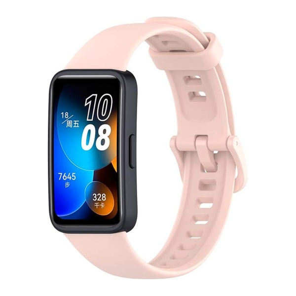 Pulseira Huawei Band 8 / Huawei Band 9 / Honor Band 9 Silicone Rosa