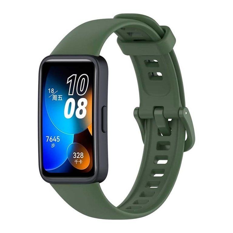 Pulseira Huawei Band 8 / Huawei Band 9 / Honor Band 9 Silicone Verde Escuro
