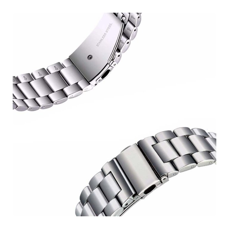 Pulseira Metal Elos Samsung Galaxy Watch 4/5/6 Prateado