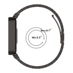 Pulseira Metal Elos Xiaomi Mi Smart Band 9 Active / Redmi Smart Band 3 Prateado