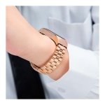 Pulseira Metal Elos Xiaomi Mi Smart Band 9 / Mi Smart Band 8 Dourado