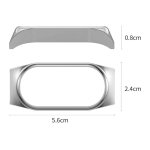 Pulseira Metal Elos Xiaomi Mi Smart Band 9 / Mi Smart Band 8 Rosa