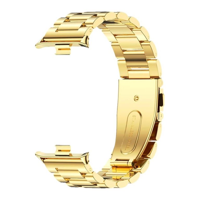 Pulseira Metal Elos Xiaomi Mi Smart Band 9 Pro / Band 8 Pro / Redmi Watch 4 / Redmi Watch 5 Dourado