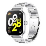 Pulseira Metal Elos Xiaomi Mi Smart Band 9 Pro / Band 8 Pro / Redmi Watch 4 / Redmi Watch 5 Prateado