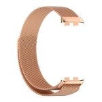 Pulseira Milanesa Magnética Huawei Band 8 / Huawei Band 9 / Honor Band 9 Dourado Rosa