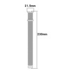 Pulseira Milanesa Magnética Huawei Band 8 / Huawei Band 9 / Honor Band 9 Dourado