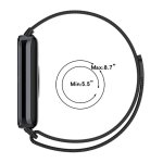 Pulseira Milanesa Magnética Huawei Band 8 / Huawei Band 9 / Honor Band 9 Dourado