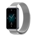 Pulseira Milanesa Magnética Huawei Band 8 / Huawei Band 9 / Honor Band 9 Prateado