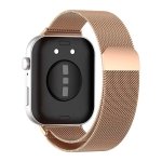 Pulseira Milanesa Magnética Huawei Watch Fit 3 Dourado Rosa