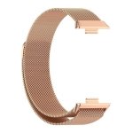 Pulseira Milanesa Magnética Huawei Watch Fit 3 Dourado Rosa