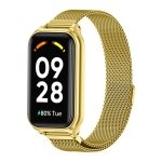 Pulseira Milanesa Magnética Xiaomi Mi Smart Band 8 Active / Redmi Smart Band 2 Dourado