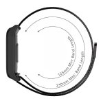 Pulseira Milanesa Magnética Xiaomi Mi Smart Band 8 Active / Redmi Smart Band 2 Preto