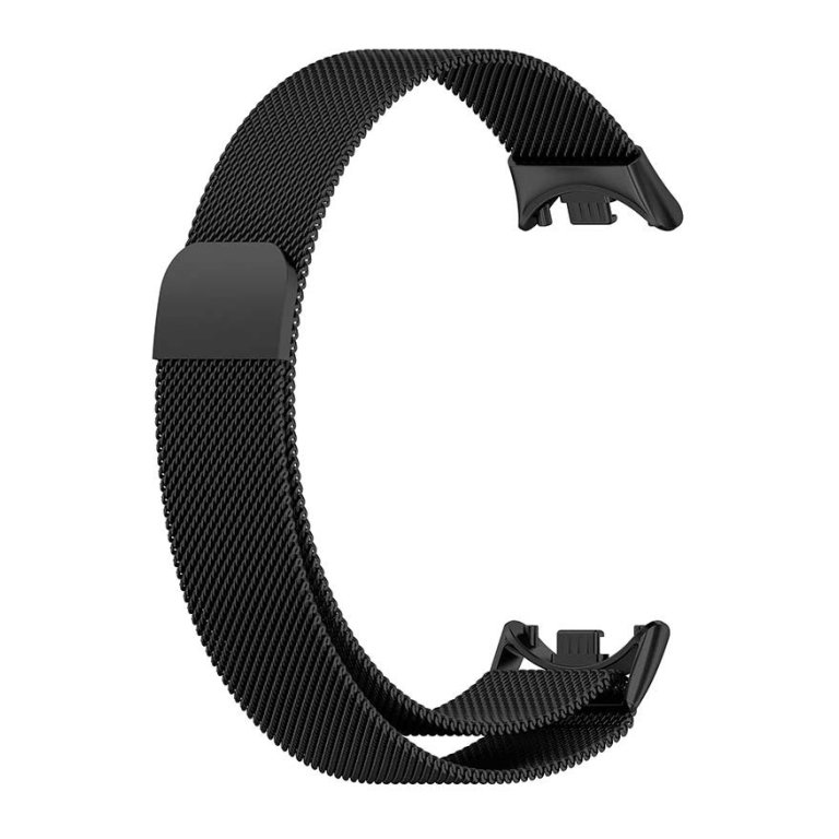Pulseira Milanesa Magnética Xiaomi Mi Smart Band 9 / Mi Smart Band 8 Preto