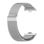 Pulseira Milanesa Magnética Xiaomi Mi Smart Band 9 Pro / Band 8 Pro / Redmi Watch 4 / Redmi Watch 5 Prateado