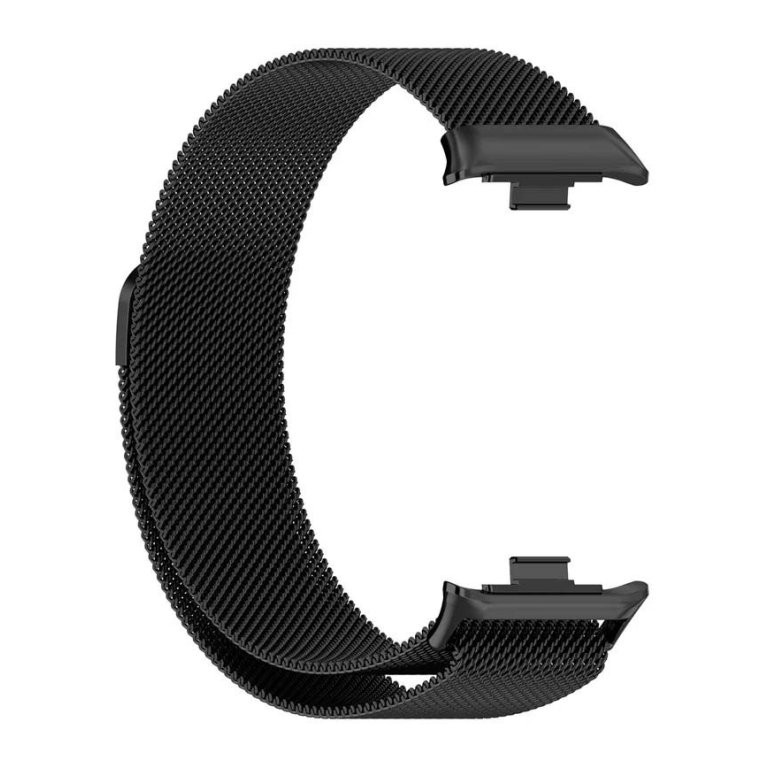Pulseira Milanesa Magnética Xiaomi Mi Smart Band 9 Pro / Band 8 Pro / Redmi Watch 4 / Redmi Watch 5 Preto