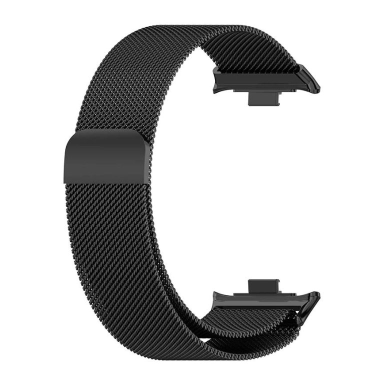 Pulseira Milanesa Magnética Xiaomi Mi Smart Band 9 Pro / Band 8 Pro / Redmi Watch 4 / Redmi Watch 5 Preto
