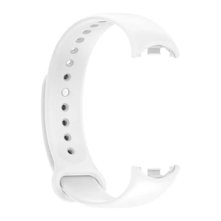 Pulseira Xiaomi Mi Smart Band 10 / Mi Smart Band 9 / Mi Smart Band 8 Silicone Branco
