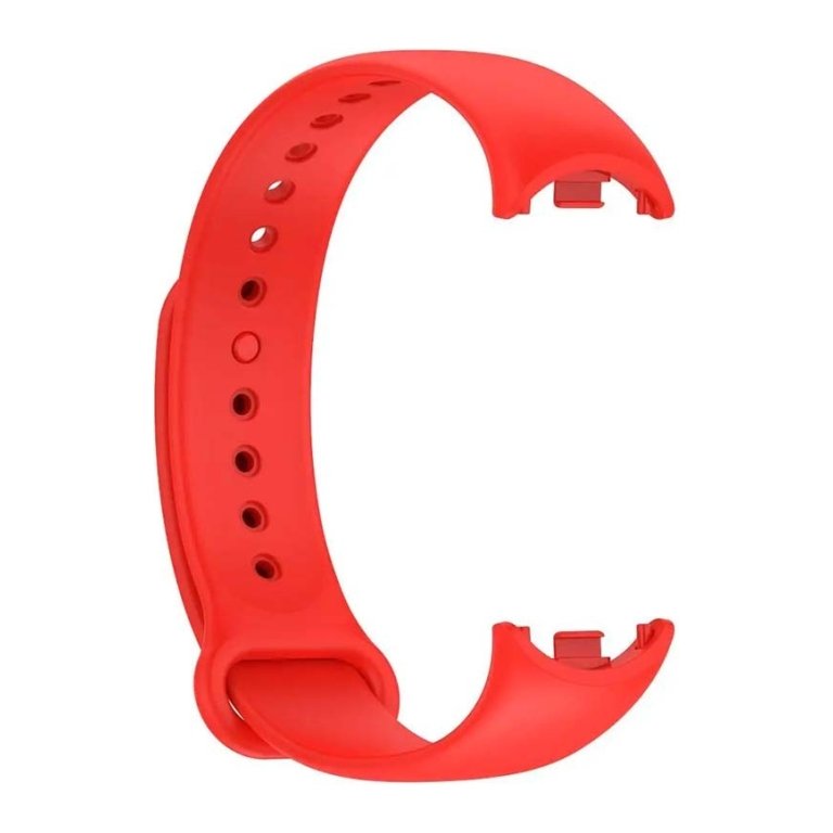 Pulseira Xiaomi Mi Smart Band 10 / Mi Smart Band 9 / Mi Smart Band 8 Silicone Vermelho