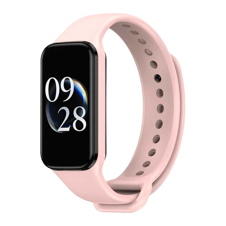 Pulseira Xiaomi Mi Smart Band 8 Active / Redmi Smart Band 2 Silicone Rosa