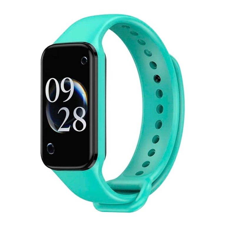 Pulseira Xiaomi Mi Smart Band 8 Active / Redmi Smart Band 2 Silicone Turquesa