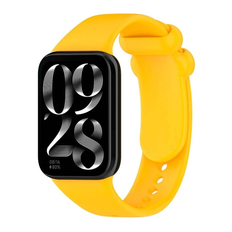 Pulseira Xiaomi Mi Smart Band 9 Pro / Band 8 Pro / Redmi Watch 4 / Redmi Watch 5 Silicone Amarelo