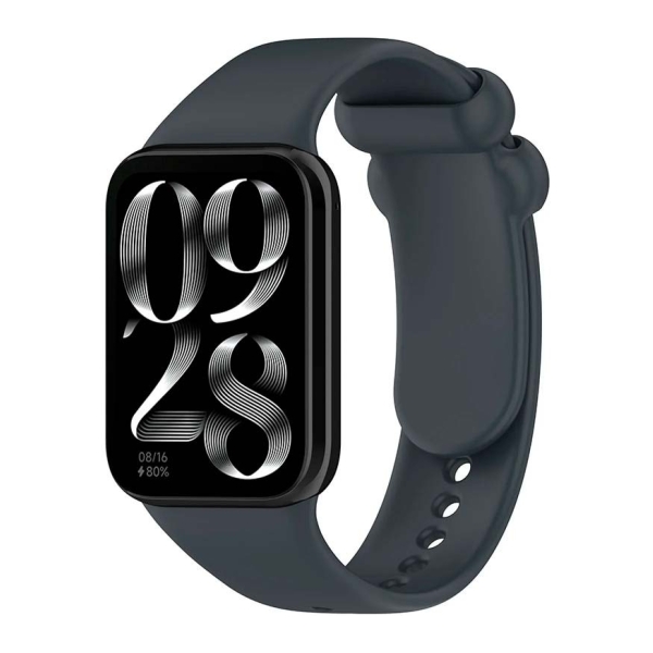 Pulseira Xiaomi Mi Smart Band 9 Pro / Band 8 Pro / Redmi Watch 4 / Redmi Watch 5 Silicone Cinzento Escuro
