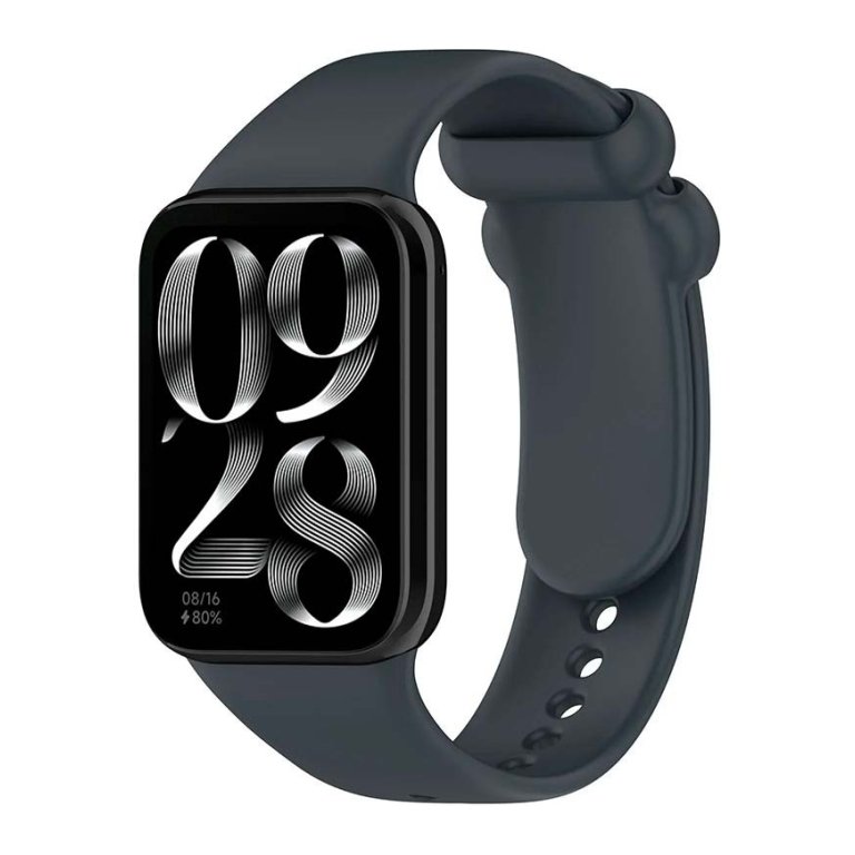 Pulseira Xiaomi Mi Smart Band 9 Pro / Band 8 Pro / Redmi Watch 4 / Redmi Watch 5 Silicone Cinzento Escuro
