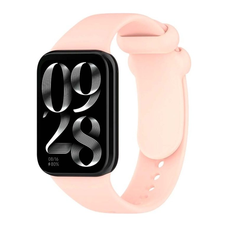 Pulseira Xiaomi Mi Smart Band 9 Pro / Band 8 Pro / Redmi Watch 4 / Redmi Watch 5 Silicone Rosa