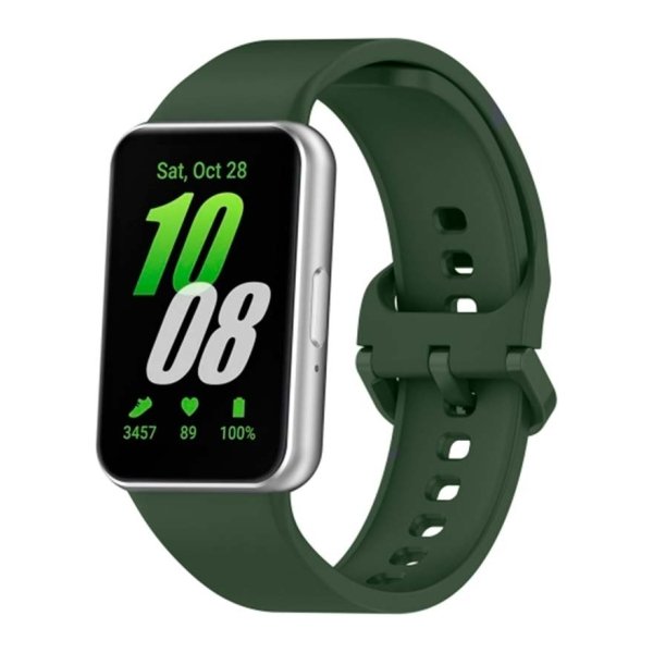 Pulseira de silicone Samsung Galaxy Fit 3 Verde Escuro