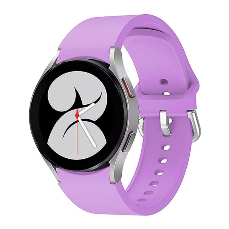 Pulseira de silicone Samsung Galaxy Watch 4/5/6 Roxo