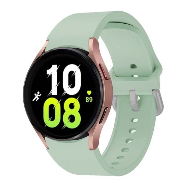 Pulseira de silicone Samsung Galaxy Watch 4/5/6 Verde Claro