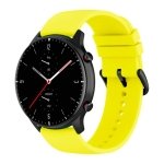 Pulseira de silicone Universal 22mm Amarelo para Smartwatch Xiaomi/Amazfit/Samsung/Huawei/Realme/Ticwatch