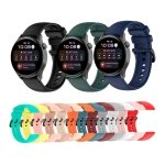 Pulseira de silicone Universal 22mm Amarelo para Smartwatch Xiaomi/Amazfit/Samsung/Huawei/Realme/Ticwatch