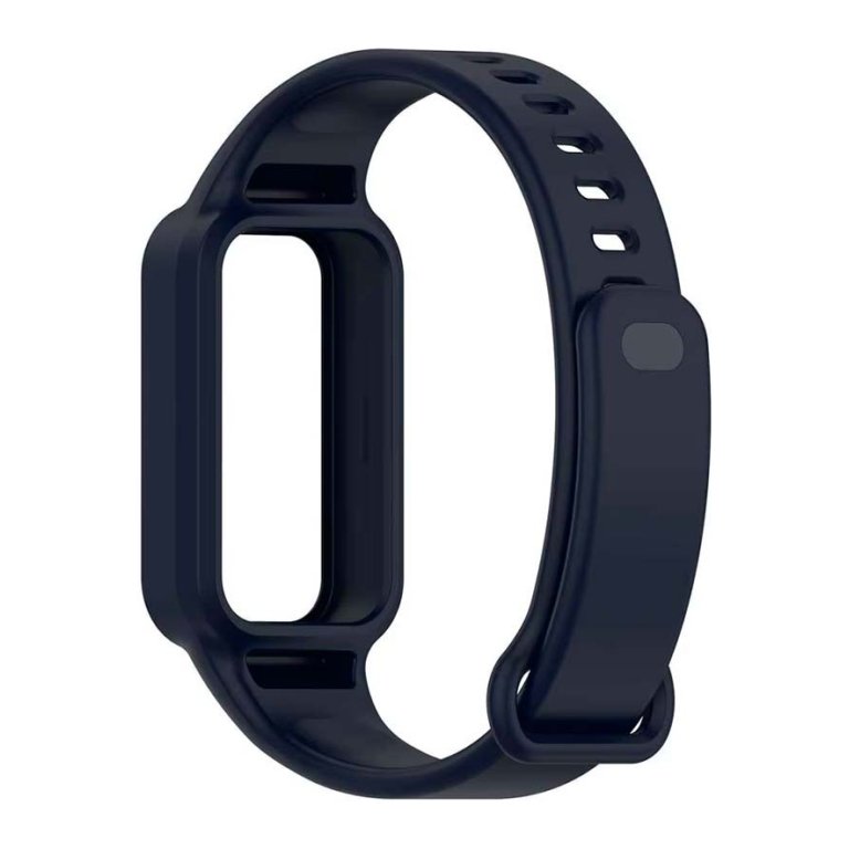 Pulseira de silicone Xiaomi Mi Smart Band 9 Active / Redmi Smart Band 3 Azul Escuro
