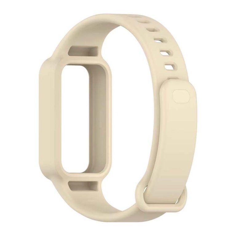 Pulseira de silicone Xiaomi Mi Smart Band 9 Active / Redmi Smart Band 3 Marfim