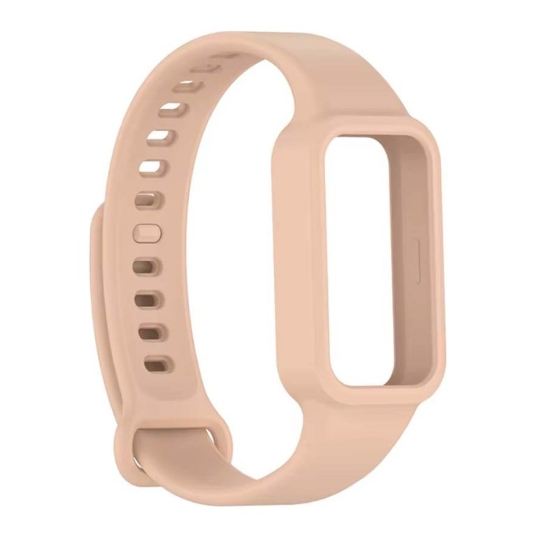 Pulseira de silicone Xiaomi Mi Smart Band 9 Active / Redmi Smart Band 3 Rosa Claro