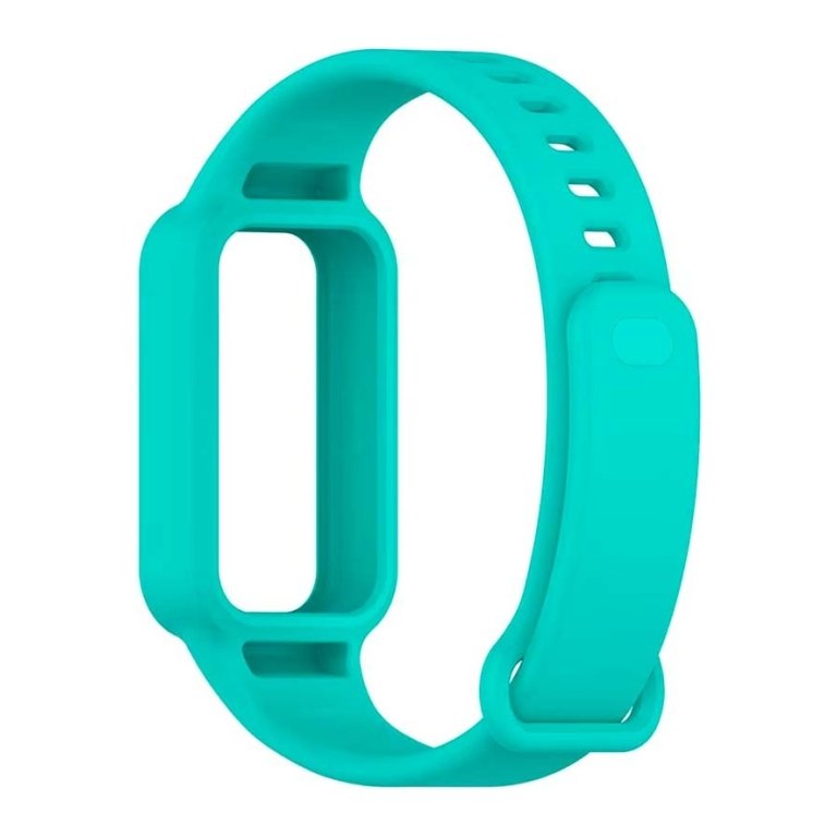 Pulseira de silicone Xiaomi Mi Smart Band 9 Active / Redmi Smart Band 3 Turquesa