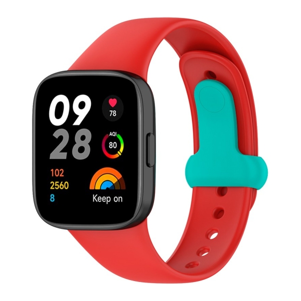 Pulseira de silicone Xiaomi Redmi Watch 3 Sports Vermelho