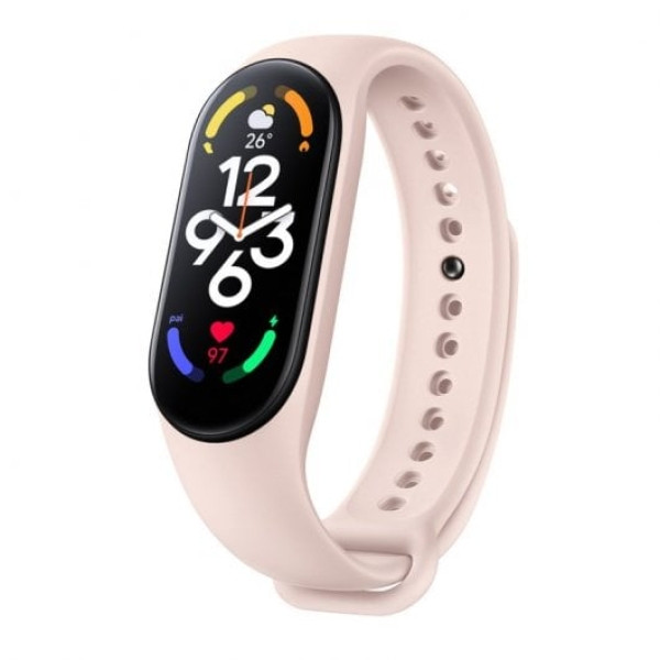 Pulseira de silicone rosa Xiaomi para Smart Band 7