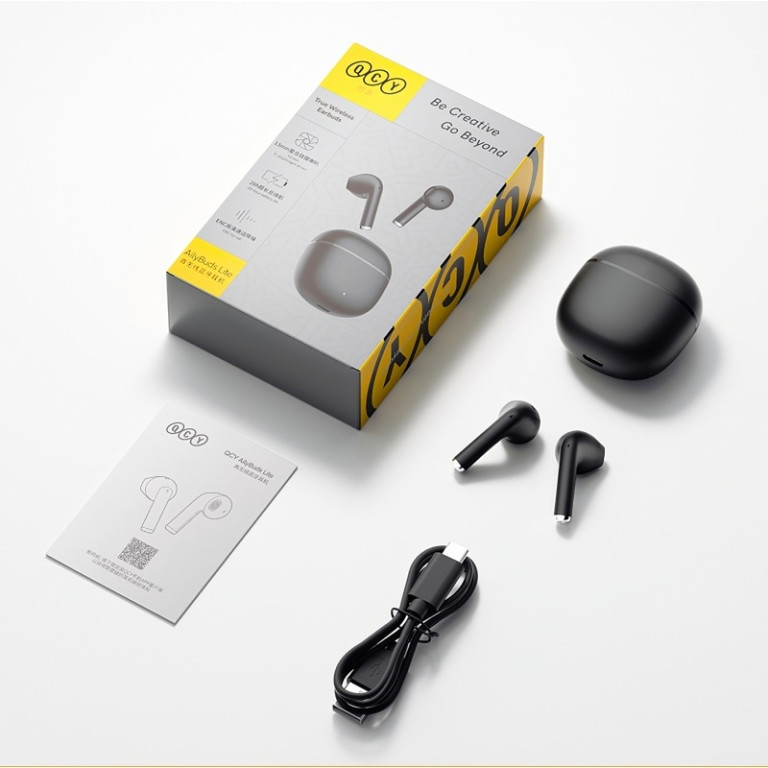 QCY Earphones TWS AilyBuds Lite (black)