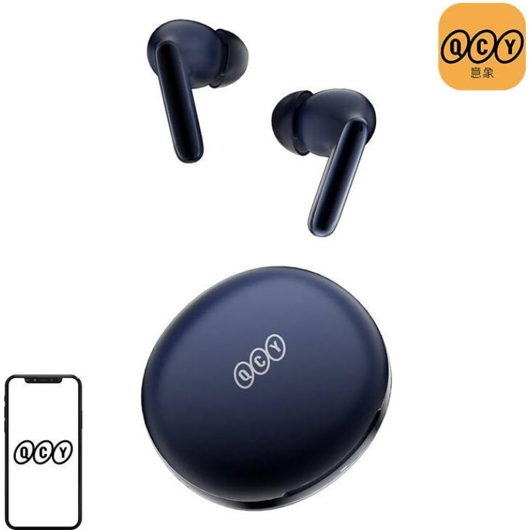 QCY Earphones TWS T13 ANC2, ANC (blue)