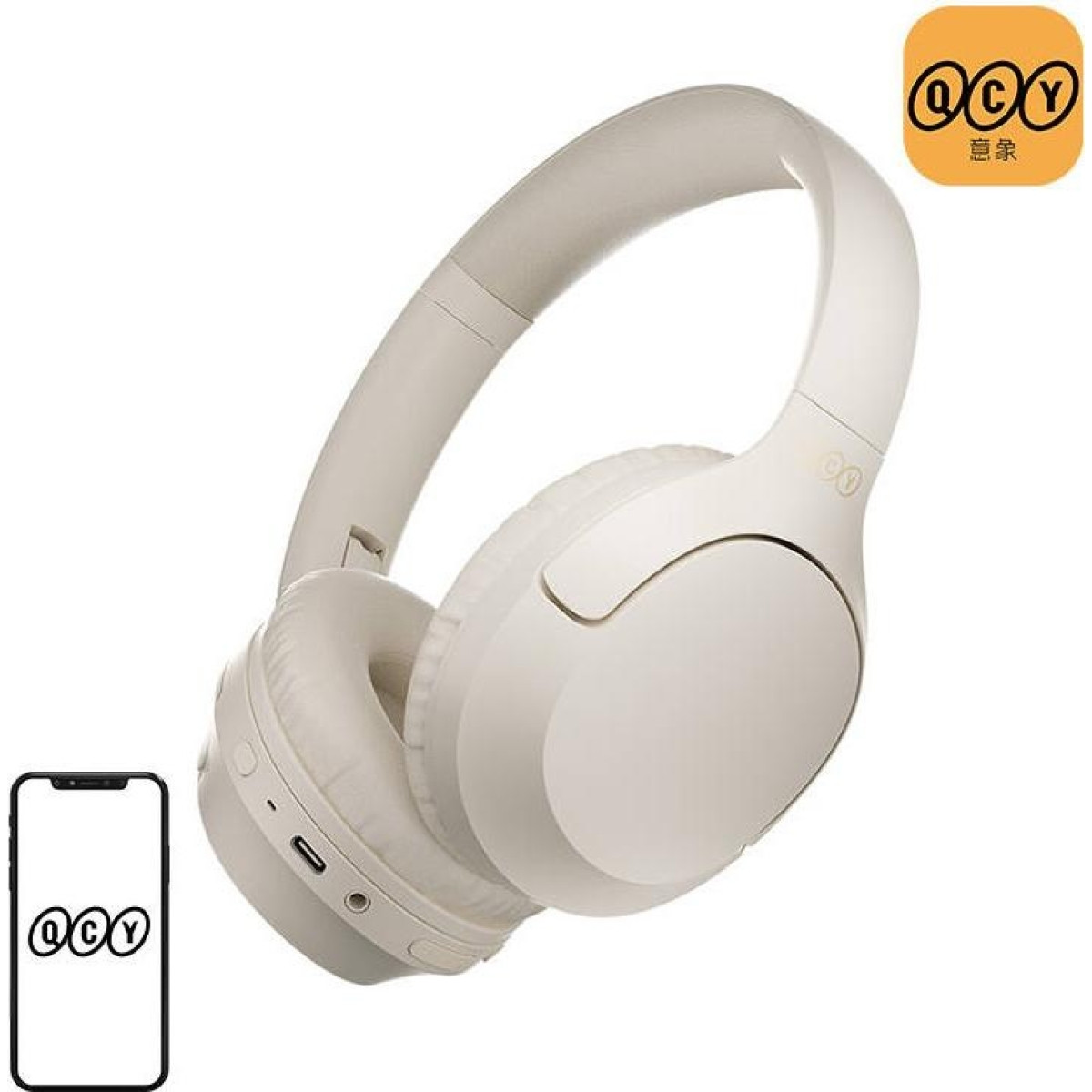 QCY Wireless Headphones H2 PRO (white)