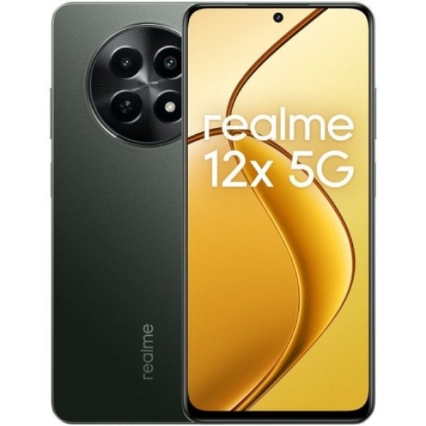 Realme 12x Smartphone 5G 6GB/128GB 5000mAh IP54 Android 14 Negro