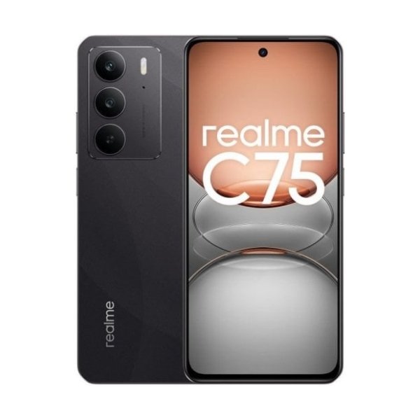 Realme C75 Smartphone 8GB/256GB 672" 90Hz IP69 5828mAh 45W Dual SIM Android 14 Negro