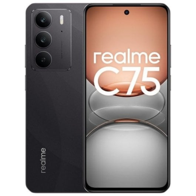 Realme C75 Smartphone 8GB/256GB 672" 90Hz IP69 5828mAh 45W Dual SIM Android 14 Negro