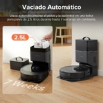 Roborock Q8 Max Robot Aspirador Estação de Esvaziamento Automático Preto