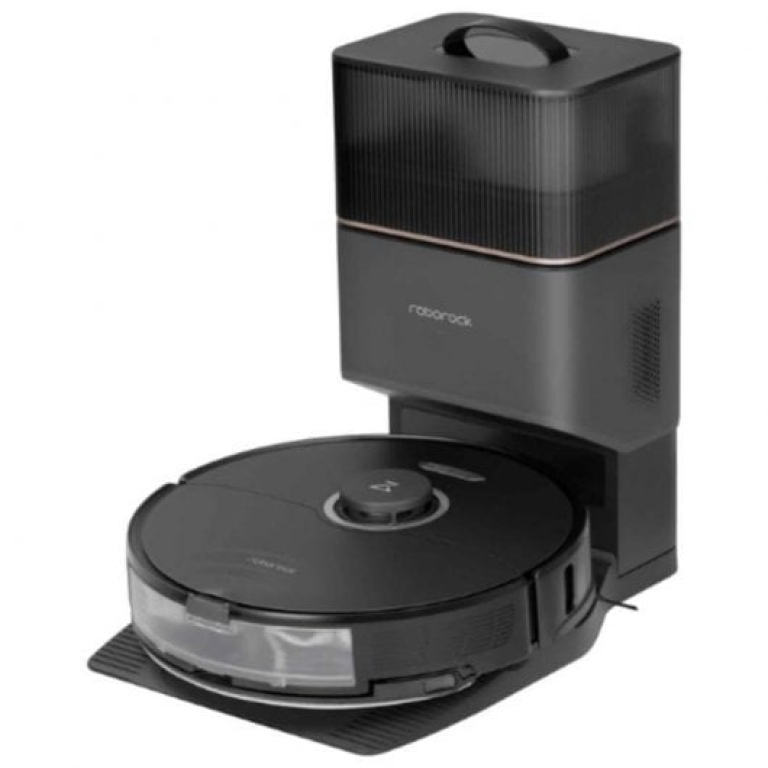 Roborock S8 Robot Aspirador e de Lavagem Base de Auto-Esvaziamento Preto