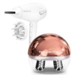 Rowenta CV6602ES Pack Secador de Cabelo CV6130FO 2400W Rowenta LV6020F0 Massajador Facial
