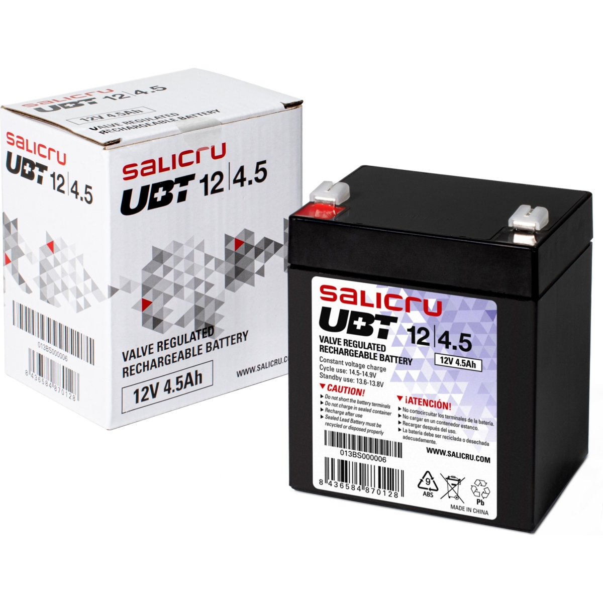 Salicru BATERIA SAI UBT 12/4.5