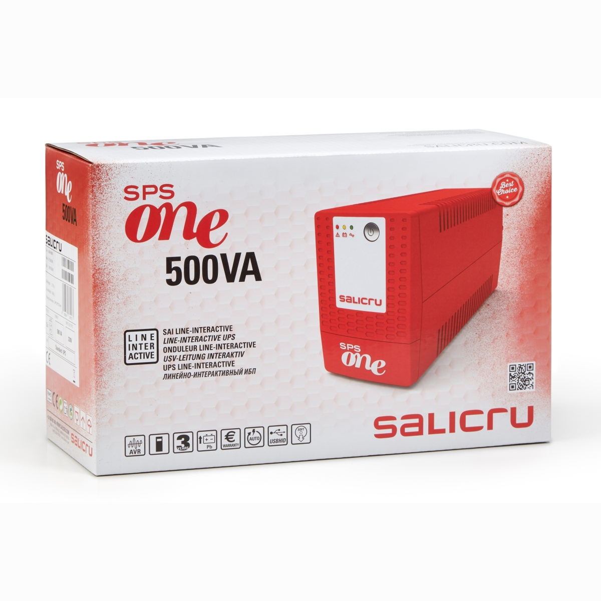 Salicru SPS ONE Line-interactive UPS with 500 to 2000 VA